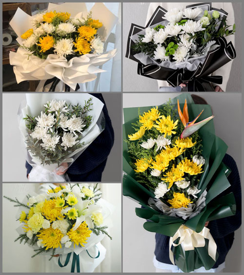 陕西咸阳市秦都区双照街道下帝王村白事花束代送
